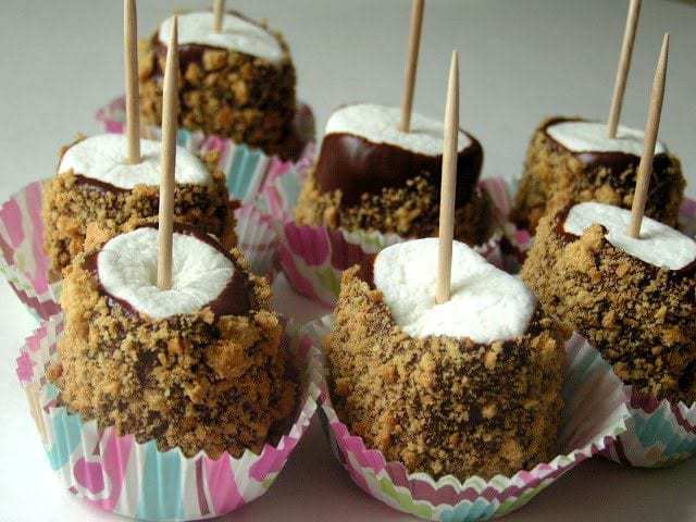 Marshmallow Pops. S'mores on a Stick: Butter with a Side of Bread