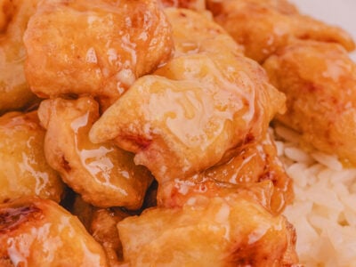 lemon glazed take-out style chicken