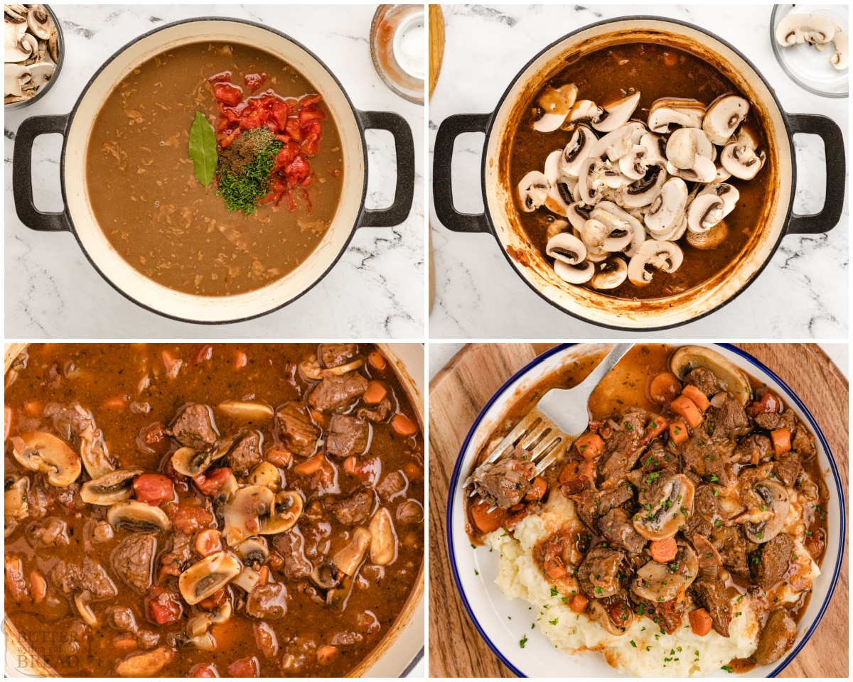 how to make easy recipe for beef bourguignon