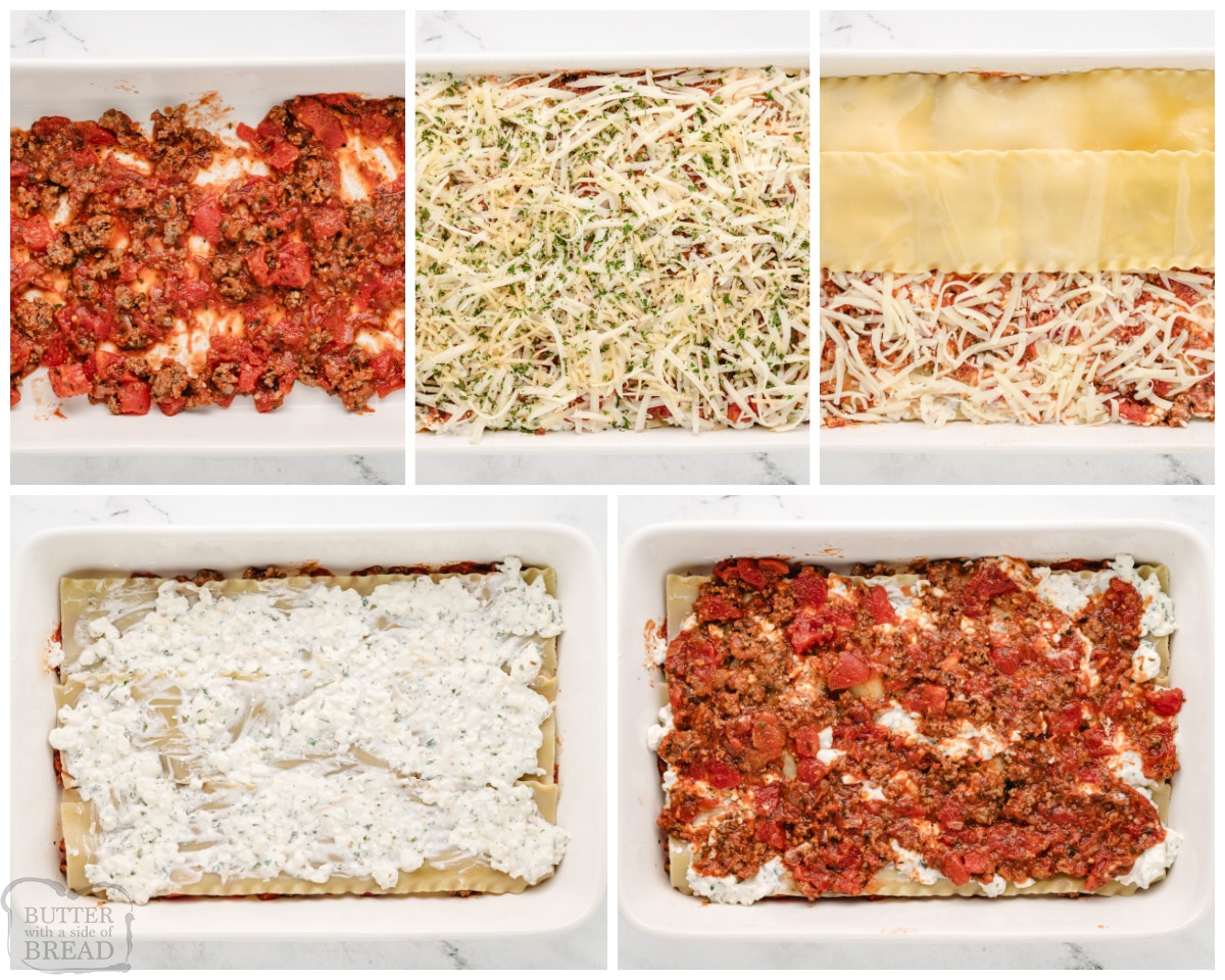 how to make lasagna with cottage cheese
