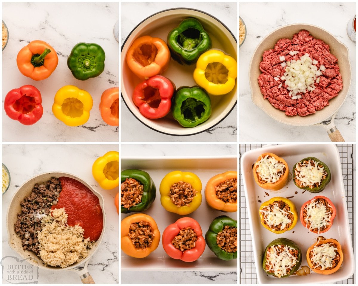 how to make stuffed bell peppers