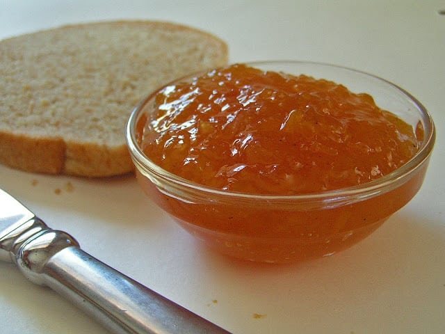 spiced peach jam