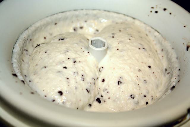 Dairy-Free Mint Chocolate Chip Ice Cream Butter with a side of Bread