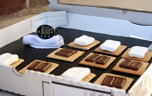 Solar S'mores fun family activity teaching kids science Butter with a side of Bread