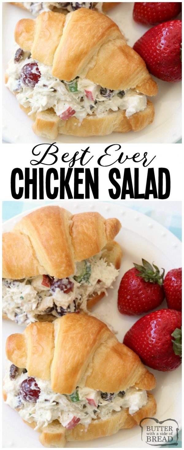5-Minute Canned Chicken Salad Recipe - Butter with a Side of Bread