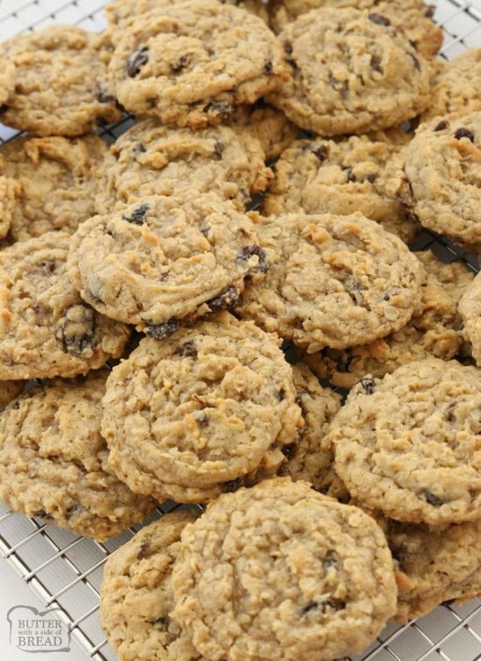 BEST EVER OATMEAL RAISIN COOKIES Butter with a Side of Bread