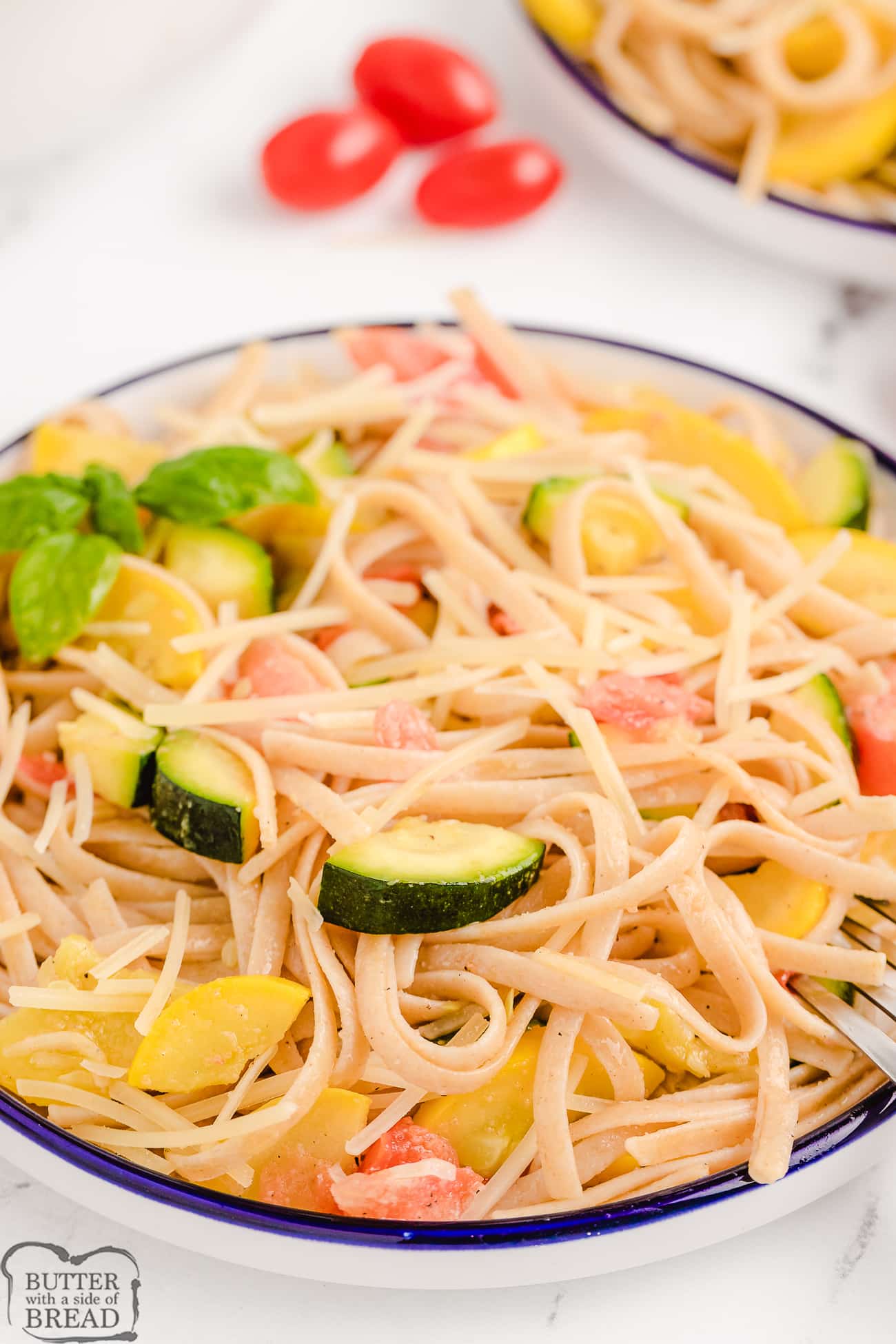 pasta with fresh vegetables