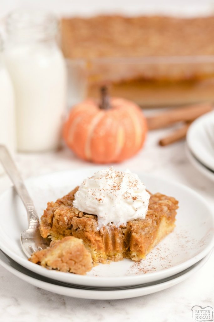 Easy Pumpkin Pie Cake recipe