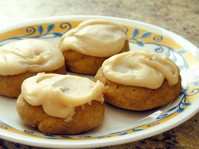 Pumpkin Ginger Cookies with Browned Butter Frosting