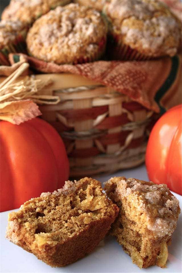 Pumpkin Apple Streudel Muffins: Butter With a Side of Bread
