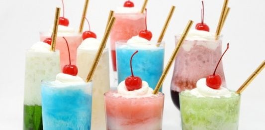 Italian Cream Soda Recipe made with sweet syrups, cream and club soda. They're a delicious & festive addition to any special occasion!