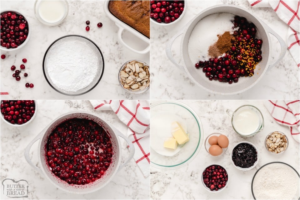 how to make Spiced Cranberry Coffee Cake Recipe
