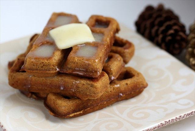 Gingerbread Waffles: Butter with a Side of Bread