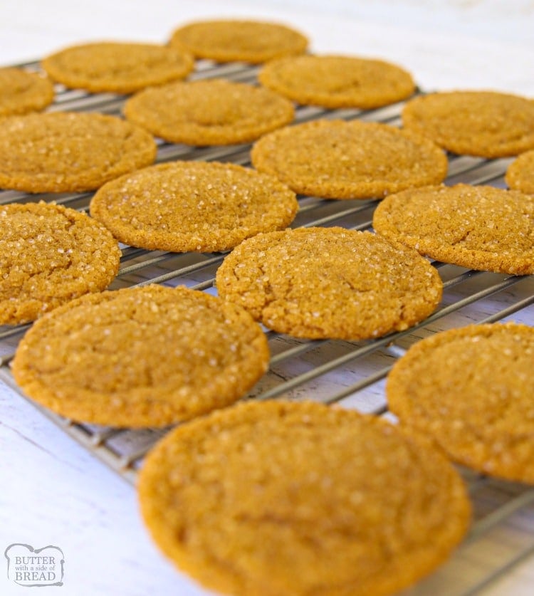 baked ginger spice cookies