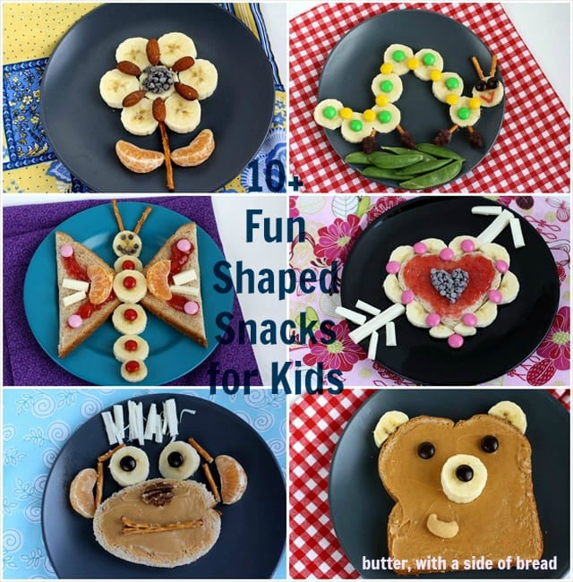FUN KID SNACKS WITH BANANAS - Butter with a Side of Bread
