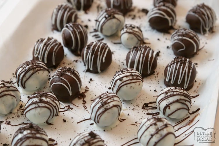 Oreo Balls made with just 3 ingredients & perfect easy dessert! Oreo Truffles made in minutes and so delicious, no one can guess they’re made with Oreo cookies!