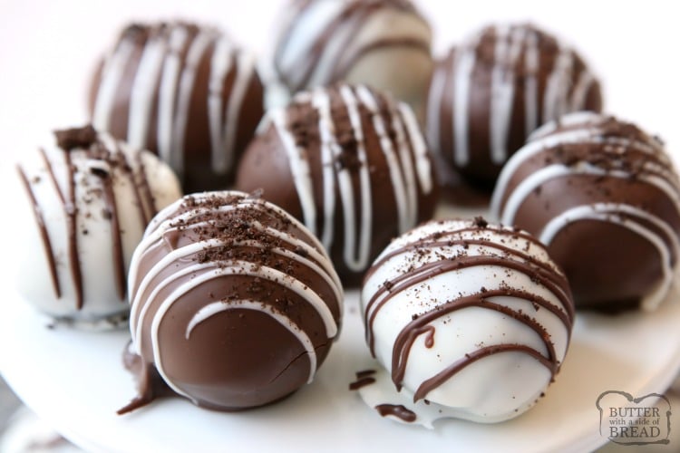 Oreo Balls made with just 3 ingredients & perfect easy dessert! Oreo Truffles made in minutes and so delicious, no one can guess they’re made with Oreo cookies!
