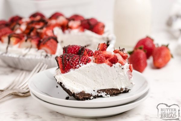 Strawberries And Cream Pie Butter With A Side Of Bread