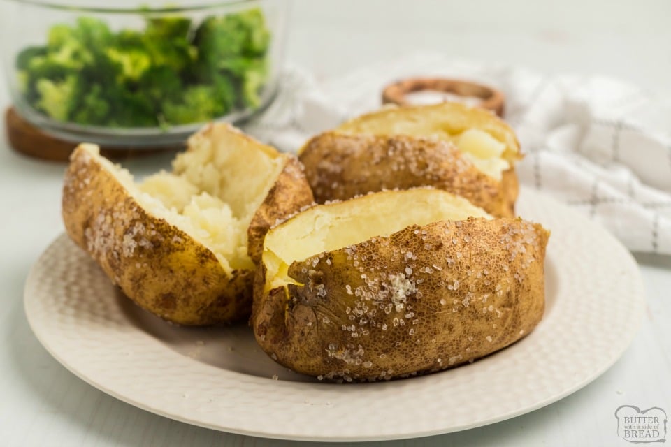 easy way to bake potatoes