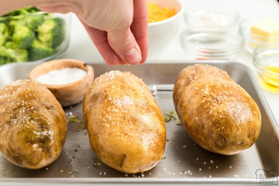 best method for baking potatoes