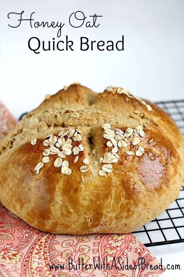 Honey Oat Quick Bread: Butter with a Side of Bread