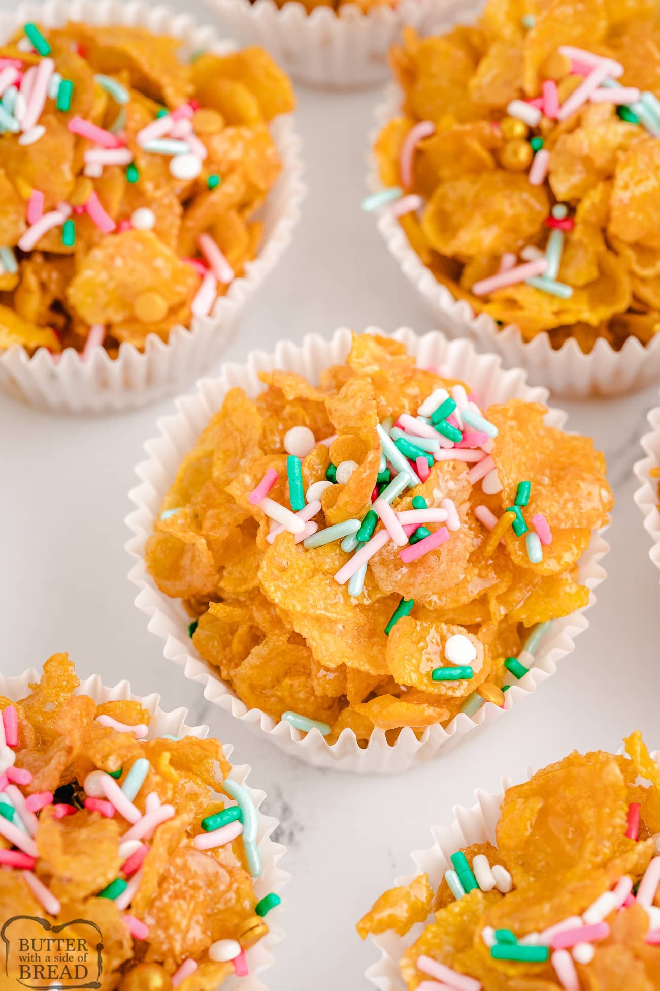 honey crackles made with cornflakes