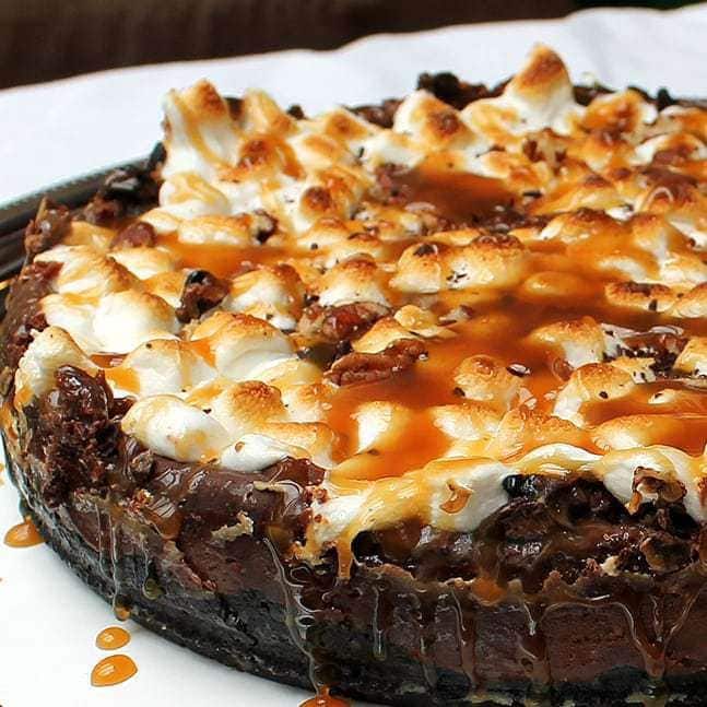 Rocky Road Cheesecake: Butter with a side of bread