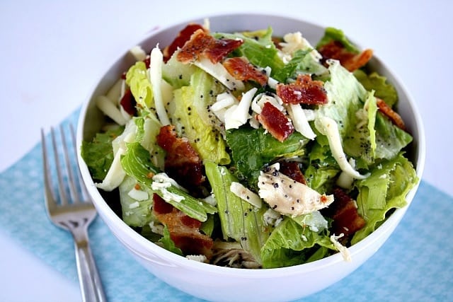Butter With a Side of Bread: Bacon Chicken Salad w/Raspberry Poppy Seed Dressing