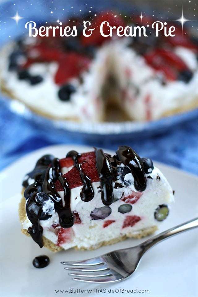 Berries & Cream Pie: Butter with a Side of Bread