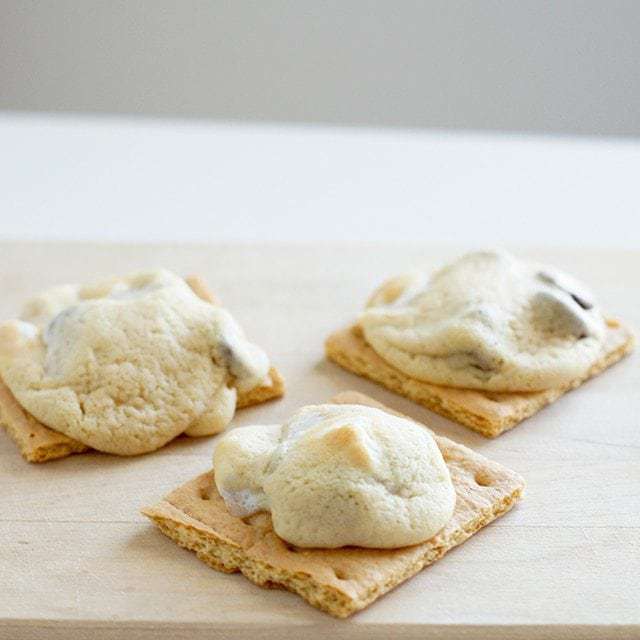 Campfire Smores Cookies - butter with a side of bread