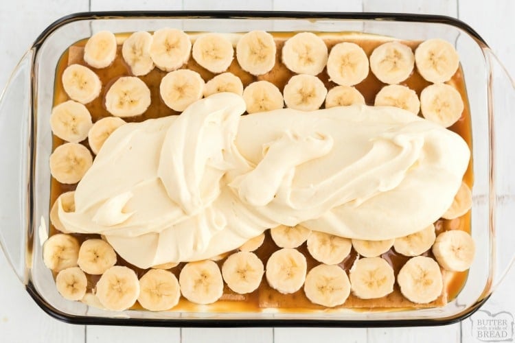 Layered Banana Cream Dessert Tiramisu