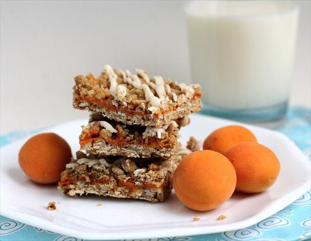 OATMEAL APRICOT SQUARES: Butter with a Side of Bread