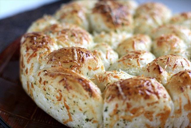 EASY PARMESAN GARLIC DINNER ROLLS: Butter with a Side of Bread
