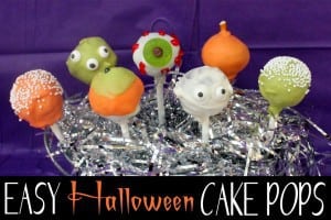 easy halloween cake pops:butter with a side of bread