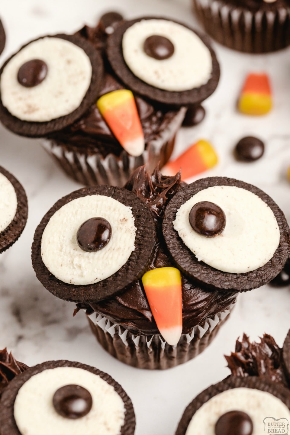 How to make Oreo Owl Cupcakes