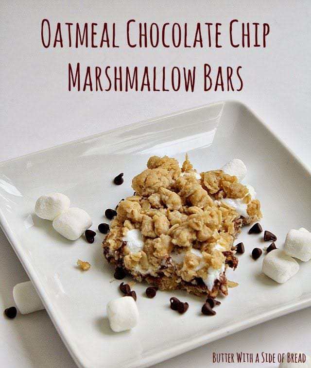 Butter With a Side of Bread: Oatmeal Chocolate Chip Marshmallow Bars