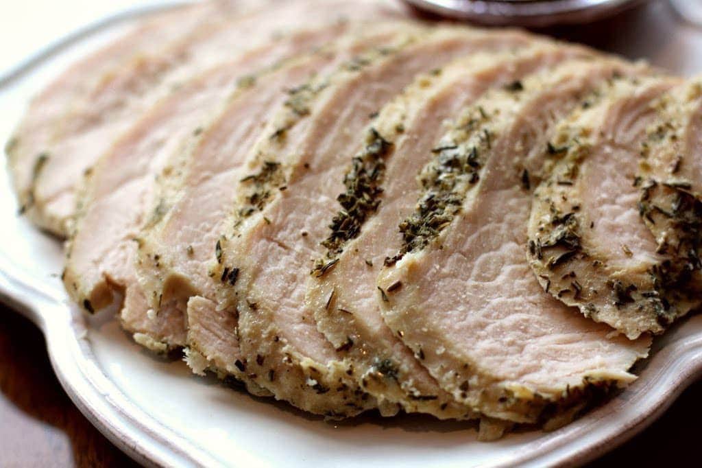 EASY SLOW COOKER TURKEY BREAST - Butter with a Side of Bread