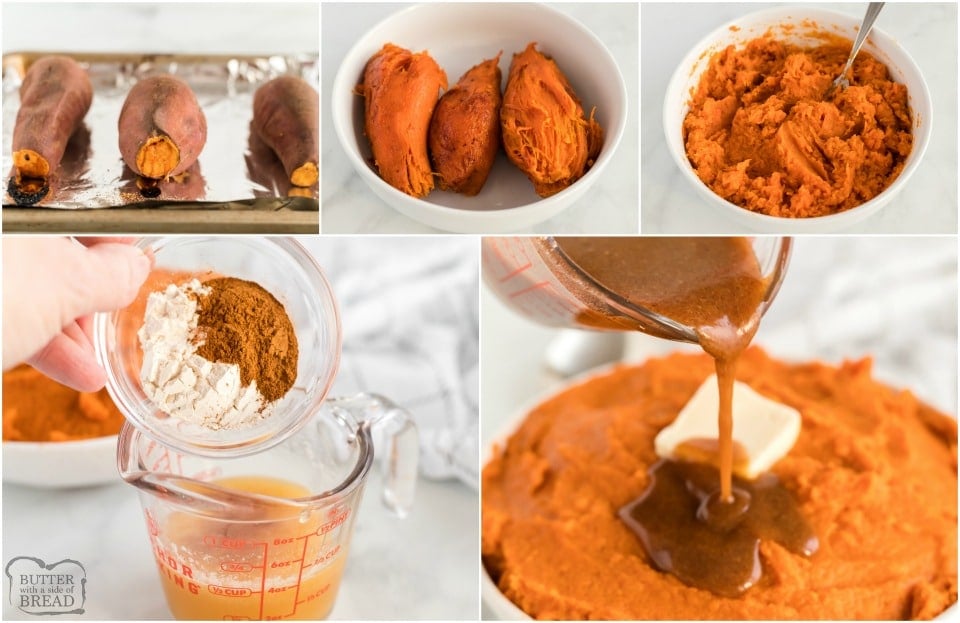 How to make Mashed Sweet Potatoes with Maple Cinnamon Butter