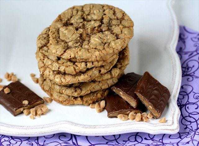 OATMEAL TOFFEE COOKIES: Butter with a Side of Bread