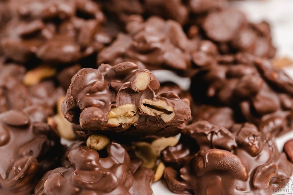 Easy Chocolate Nut Clusters