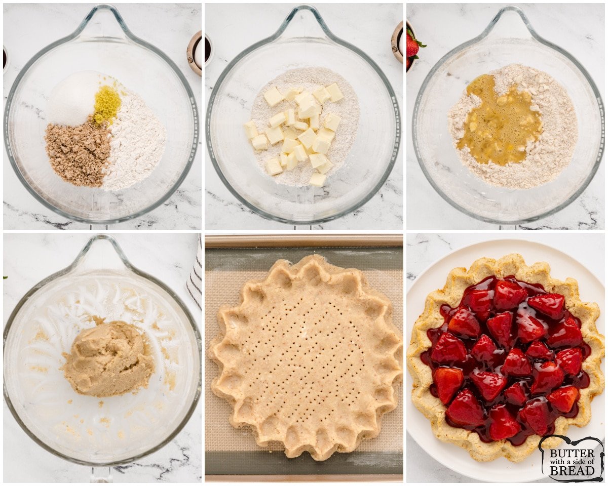 how to make an easy strawberry tart