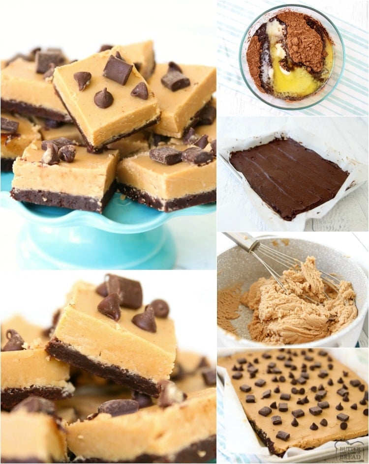 how to make peanut butter brownies