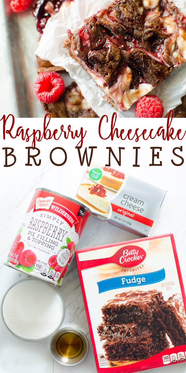 Raspberry Cheesecake Brownies are a rich and decedent treat that everyone will love. Made with either a boxed mix or a from scratch brownie, the addition of raspberry pie filling and cheesecake swirl take these brownies up a notch! #browniemix #boxedbrowniemix #doctoredup #cheesecakebrownies #raspberrycheesecake #recipe #easy BUTTER WITH A SIDE OF BREAD