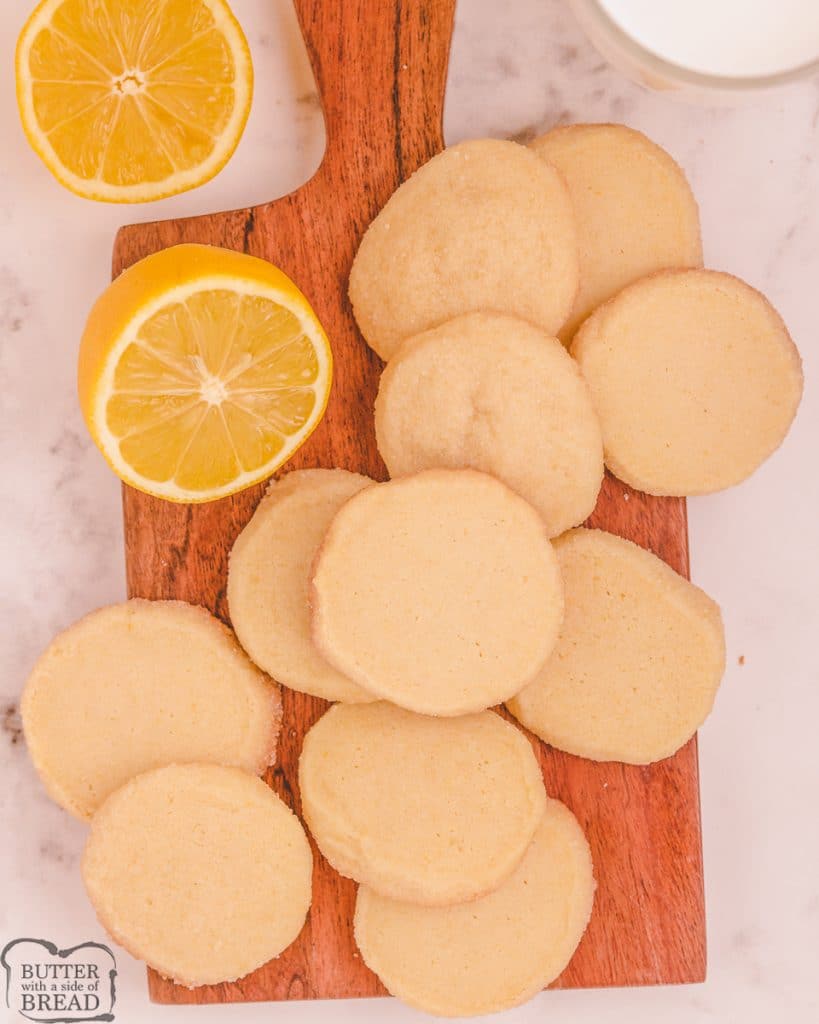 lemon icebox cookies
