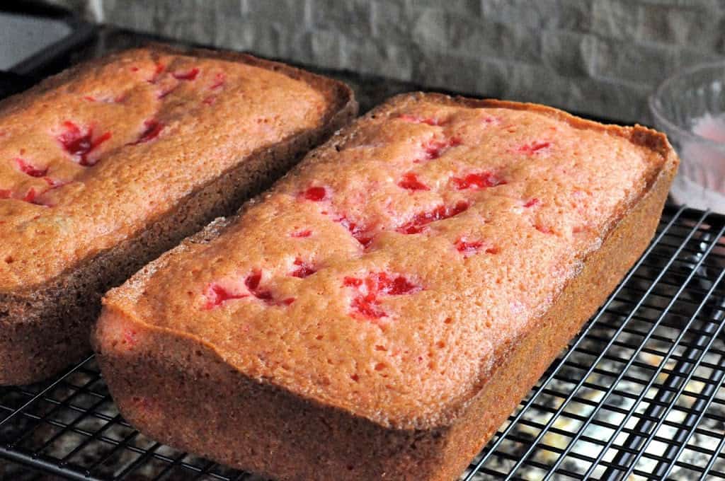GLAZED CHERRY ALMOND SWEET BREAD: Butter With A Side of Bread