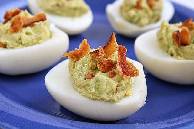 Butter With a Side of Bread: Bacon Avocado Deviled Eggs
