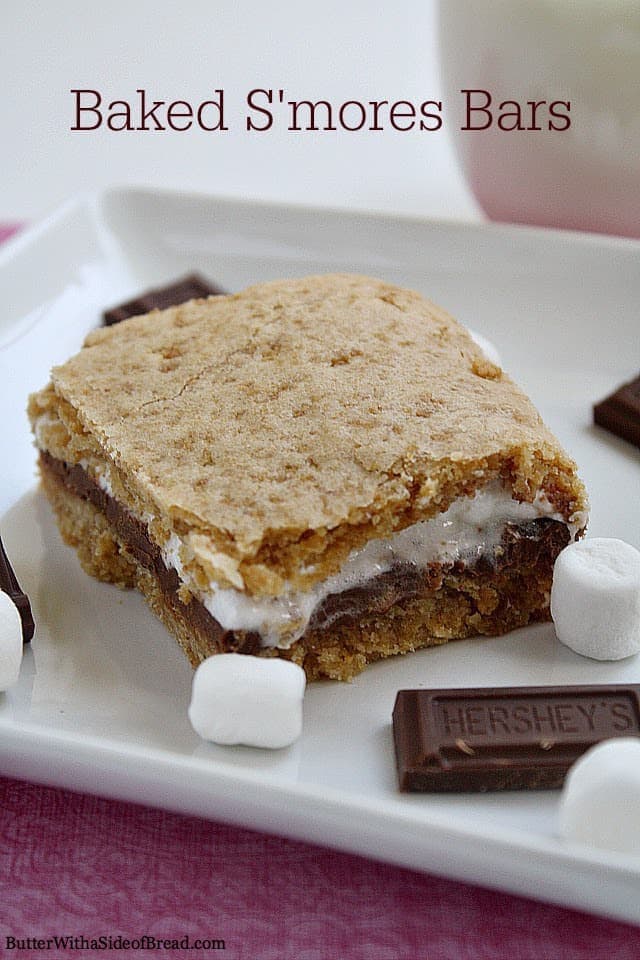 Butter With a Side of Bread: Baked S'mores Bars