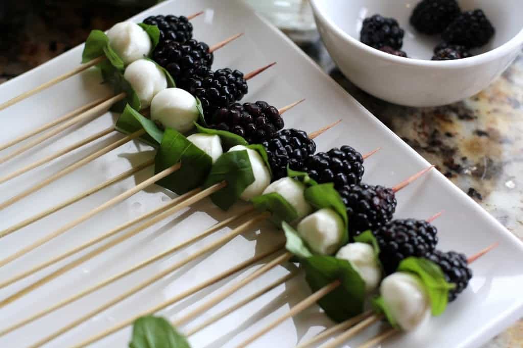 BLACKBERRY CAPRESE SKEWERS: Butter With A Side of Bread