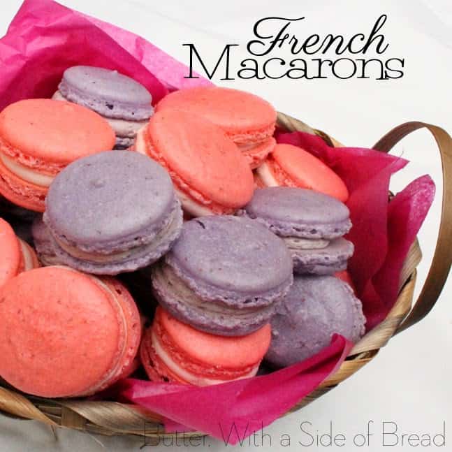 French Macarons:Butter with a side of bread