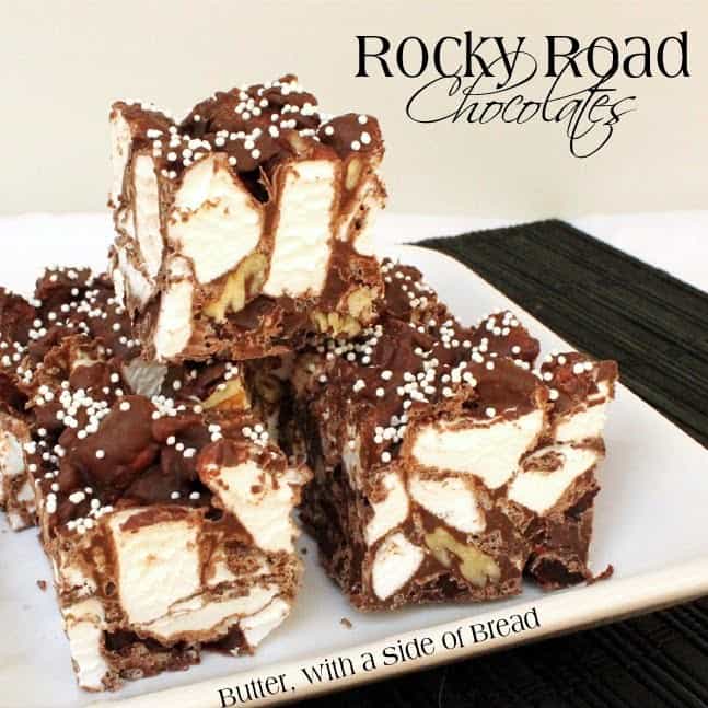 rocky road: butter with a side of bread